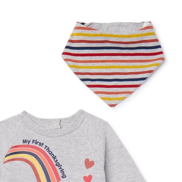 Way To Celebrate Baby Unisex Thanksgiving Outfit, Size 0-3M - Picture 3 of 5